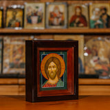 Парные писанные иконы: Спаситель и Богородица "Казанская"